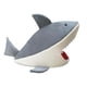 thumbnail image 4 of Cama para gatos con forma de tiburón, cama para dormir para gatitos, cojín extraíble, cama para cachorros, nido para perros pequeños de 21,65 pulgadas Gris claro, 4 of 5