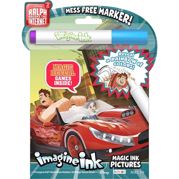 Magic Ink Pictures Bendon Imagine Ink Wreck-It Ralph 2