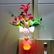 thumbnail image 1 of 1pc New US Standard LED Smart Light Control Sensor Night Light, Seven-Color Vase Lily Three-Color Mushroom Night Light, Wall Lamp Decoration, Mother's Day Valentine's Day Easter Gift, 1 of 2