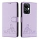 thumbnail image 5 of Funda tipo cartera FOXDOCK para OnePlus Nord N30 con soporte, ranuras, RFID, diseño de gato, 5 of 5