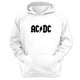 thumbnail image 1 of Polerón Canguro Acdc Blanco Talla M Unisex, 1 of 3