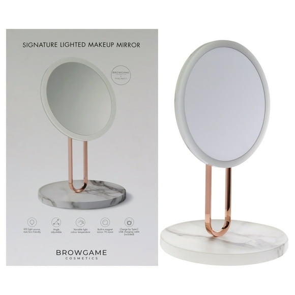 Espejo de Maquillaje Iluminado Browgame Firma LED Ajustable
