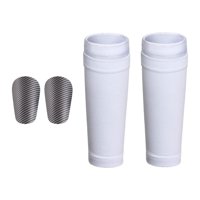 Magideal - 2 Uds Espinilleras En Miniatura Mini Espinilleras De Fútbol Con Calcetines Diseño De Dos Bolsillos Equipo De Fútbol Exquisito Para Niños Adultos S