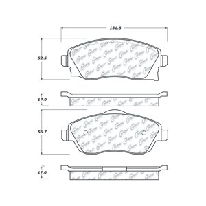 Pastillas Freno Para Auto C-Tek 102.11760