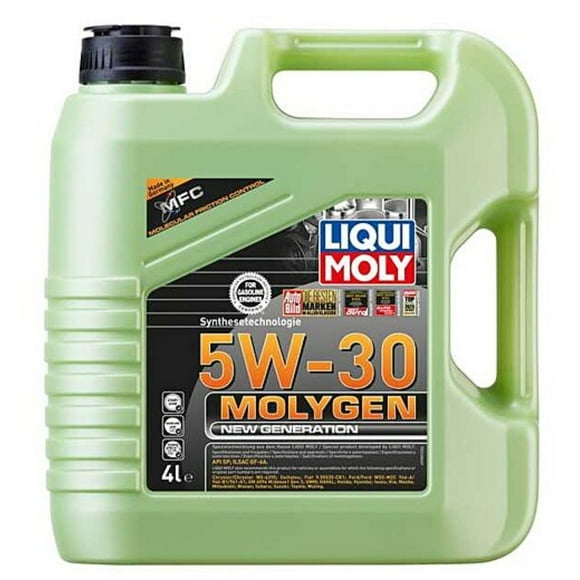 Aceite Motor Liqui Moly 5W30 Molygen 4LT Para Autos, SUV y Camionetas Solo Bencineros