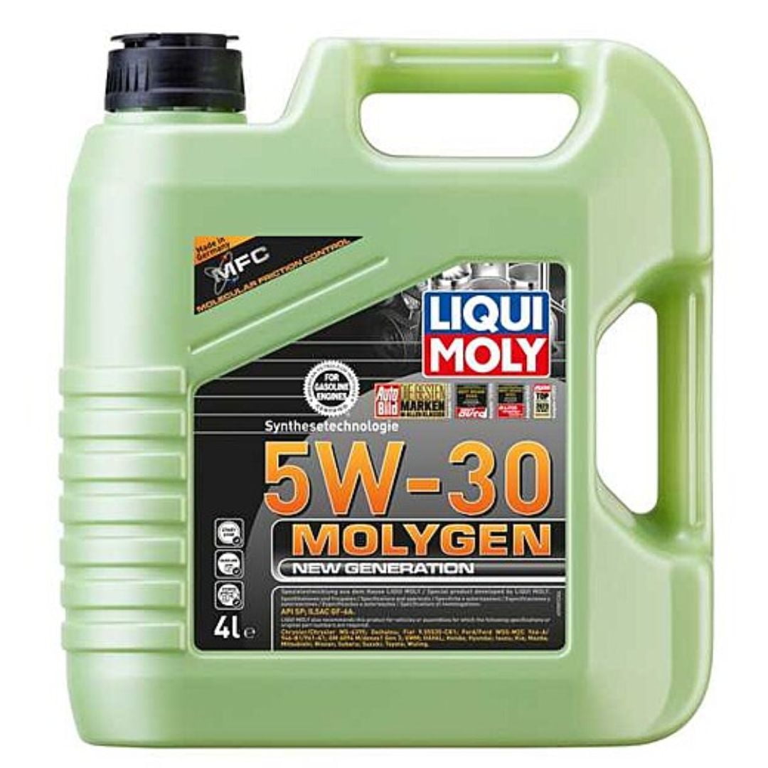 Aceite Motor Liqui Moly 5w30 Molygen 4lt Para Autos, Suv Y Camionetas Solo Bencineros