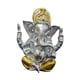 thumbnail image 3 of Estatua Del Señor Ganesha, Figura India De Ganesha Para Meditación, Sala De Estudio, Interior, Plateado, 3 of 5