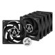 thumbnail image 1 of Ventiladores para PC ARCTIC P8 PWM PST 80 mm Pack de 5 Negro, 1 of 8