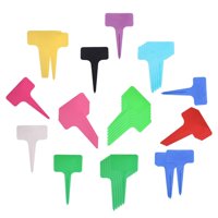 Magideal - 100 Etiquetas Para Plantas, Etiquetas De Jardín Gruesas, Reutilizables, Etiquetas Para Plantas Para Viveros, Jardinería, Plantas En Maceta, Verduras Color Aleatorio