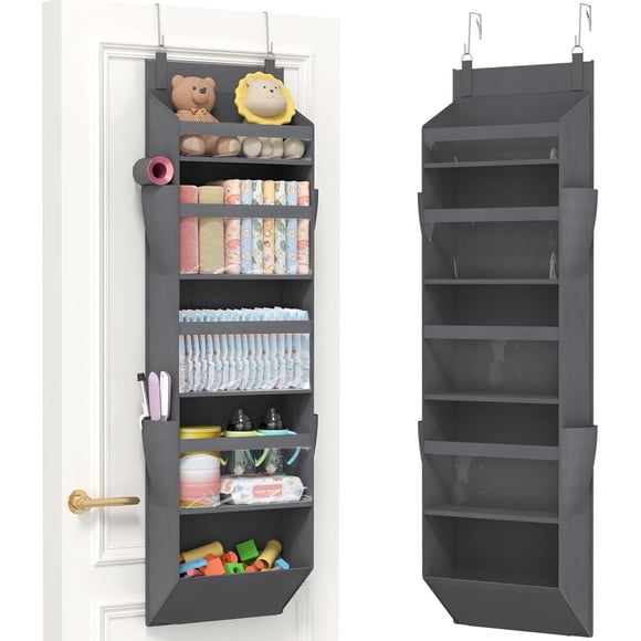 Organizador Para Puerta 5 Secciones Pvc Transparente 131 Cm