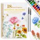 thumbnail image 1 of Cuaderno de Acuarela Dmsky 18 Proyectos Florales 24 Colores, 1 of 9