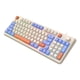 thumbnail image 3 of Teclado Para Juegos RGB Teclado Con Cable USB Compacto De 94 Teclas Para Jugadores De PC Con Windows Blanco Azul, 3 of 3