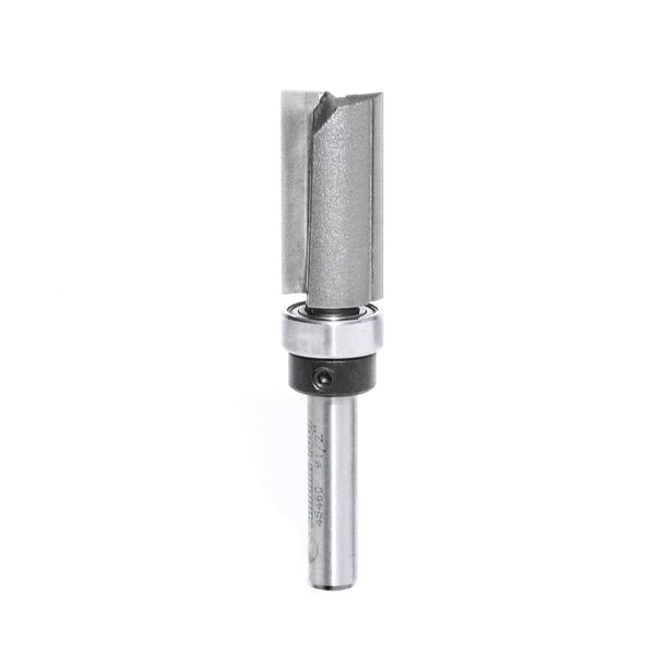 Plantilla de inmersión con borde empotrado con punta de carburo, herramienta Amana, 12 mm