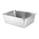 thumbnail image 1 of Caja De Arena Para Gatos Bandeja De Arena Para Mascotas Con Parte Superior Abierta Grande De Acero Inoxidable Lavabo De Arena Para Gatos 50 Cm X 35 Cm X 10 Cm, 1 of 5