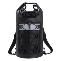 Ioensy - Bolsa Seca Ligera, Impermeable Ipx6, Para Playa, Natación, Hombre Y Mujer, Color Negro