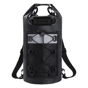 Ioensy - Bolsa Seca Ligera, Impermeable Ipx6, Para Playa, Natación, Hombre Y Mujer, Color Negro