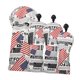 thumbnail image 3 of Cubierta Para La Cabeza Del Palo De Golf Driver Fairway Wood Hybrid Headcovers Protector Guard Stars Stripes 4pcs, 3 of 5