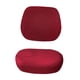 thumbnail image 2 of Funda De Asiento De Silla Giratoria Separada Funda Extraíble Para Silla De Computadora Rojo Vino, 2 of 5