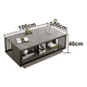 thumbnail image 3 of Mesa De Centro Para Living Con 2 Niveles 100x50x40 Gris, 3 of 3