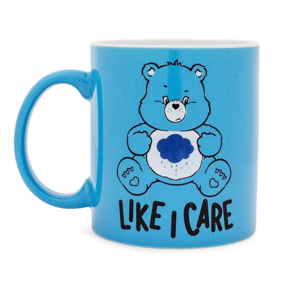 Taza de café plateada Buffalo Care Bears Grumpy Bear Like I Care