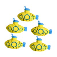 Ioensy - 5 Piezas Mini Submarino Adorno Para Tanque De Peces Decorativo Versátil Juguete Para Niños Amarillo