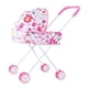 thumbnail image 3 of Cochecito De Bebé Plegable Para Muñecas, Carrito De Empuje En Miniatura, Juguete Para Niñas Y Niños, Color Rosa, 3 of 5