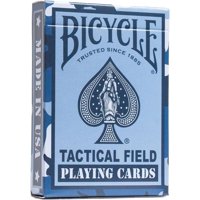 Bicycle - Juego De Cartas Para Bicicleta, Campo Táctico, 1 Baraja, Azul Marino/Negro