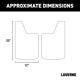 thumbnail image 2 of Protectores de barro LUVERNE 30 cm × 51 cm de caucho – 2 piezas, 2 of 7