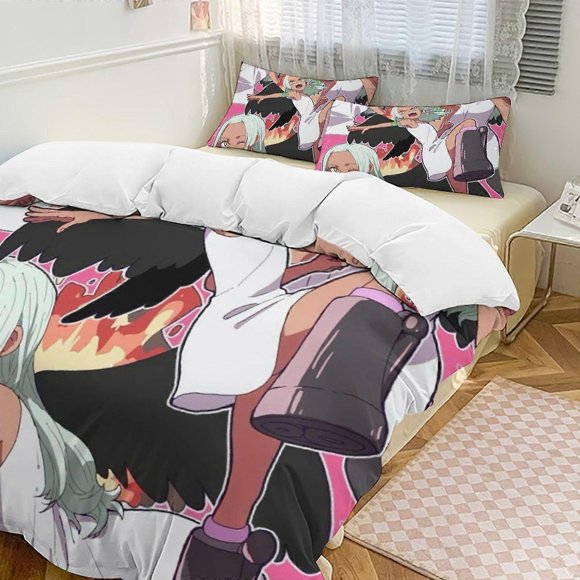 Seraphim Bed Duvet Cover Funny Anime Cartoon Bedding Se Lightweight3 Piece Comforter Se, cases