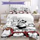 thumbnail image 1 of 3pcs Bedding Set Duvet Cover Closure Includes 1 Duvet Cover & 2 Pillowcases for All Seasons Bedroom Decor, Home Dorm High-Definition Print Battle Cat F134, 1 of 1