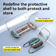 thumbnail image 2 of Funda protectora para Nintendo Switch 2 con soporte para 14 tarjetas y caja de almacenamiento para mandos izquierdo y derecho, 2 of 12