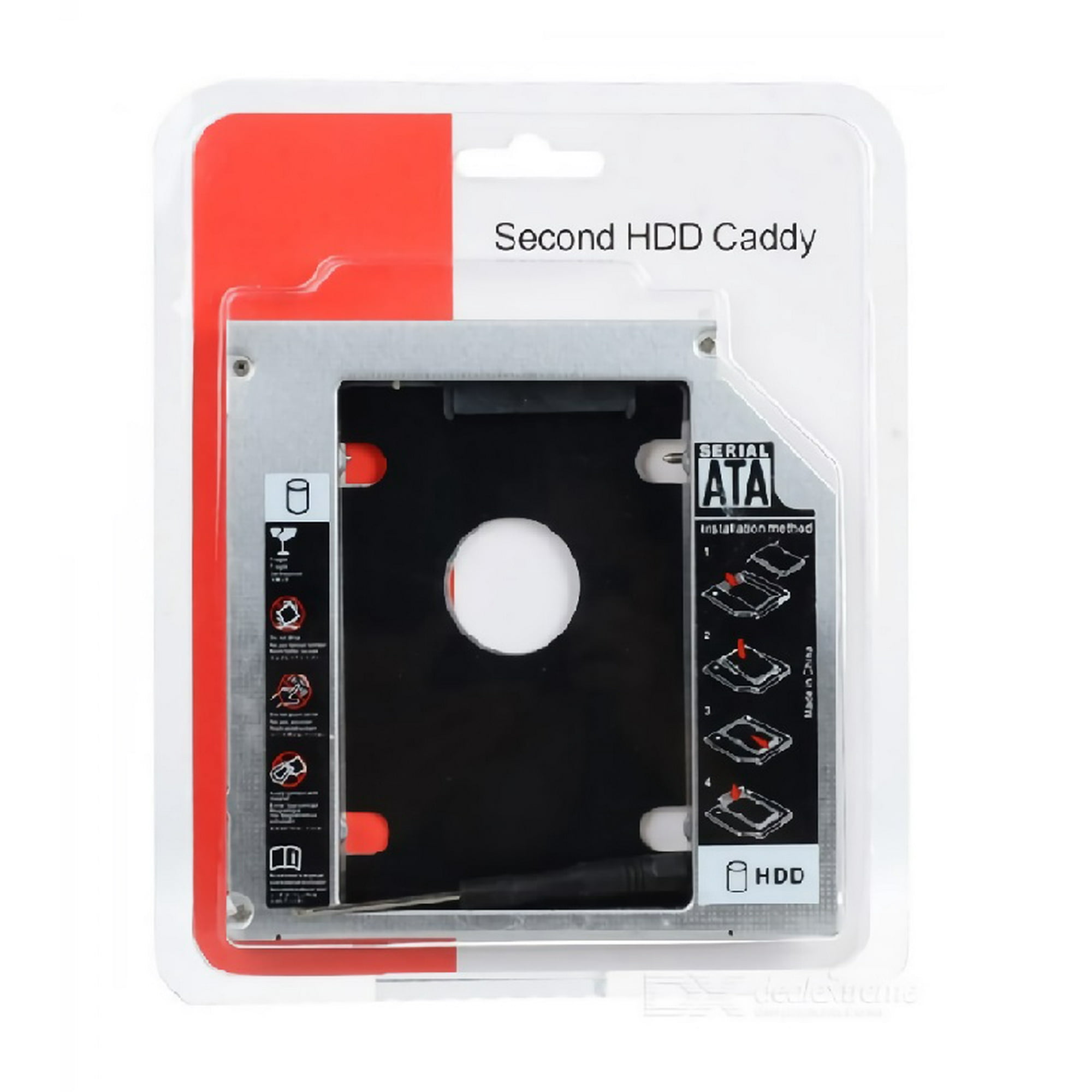 Genérico - Adaptador Disco 2.5 A Bahía Cd Notebook 12.7mm