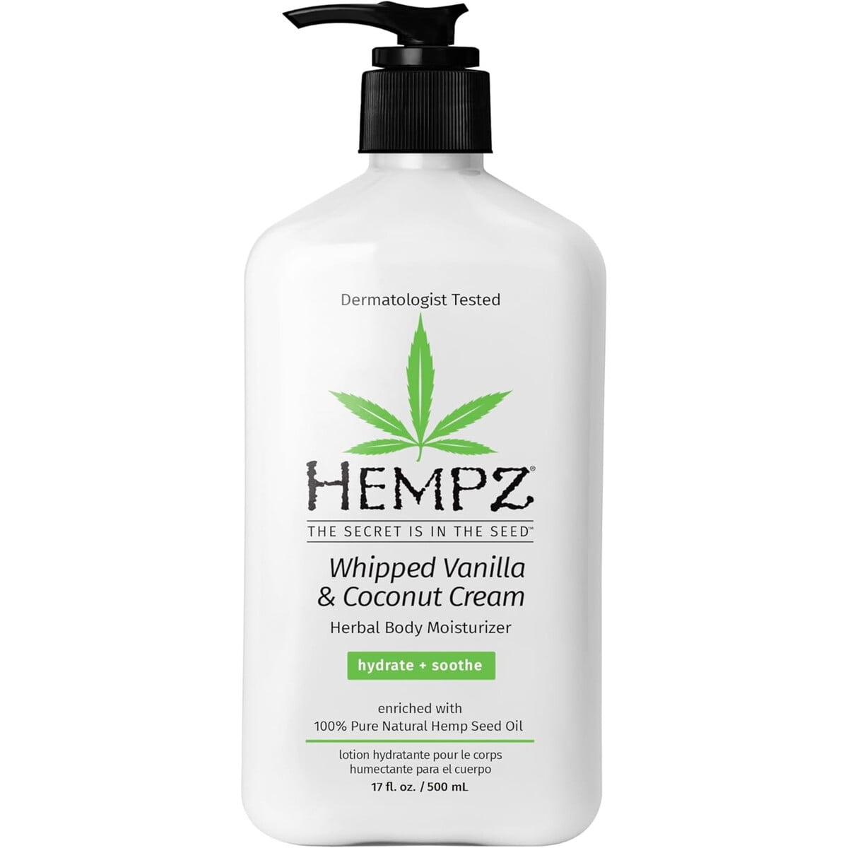 Crema Corporal Hempz Whipped Vanilla Coconut 500ml Vegana