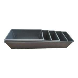 Genérico - 5 Moldes Queque Pan Molde Rectangular 20 A 40Cm Repostería