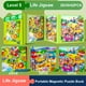 thumbnail image 1 of Montessori Kids Toys Magnetic Advance Educate Book 3-In-1 Fruit Animal Marine Dinosaur Cognitive Early Education Puzzle Play, 1 of 5