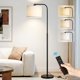 thumbnail image 1 of Arc Floor Lamp with Remote and Dimmable Black Floor Lamp, 1 of 3
