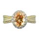 thumbnail image 1 of Anillo de Compromiso de Moissanita de 1.5 Quilates Color D Claridad VVS1 Anillo de Oro con Diamante Plata Esterlina 925 Anillos de Boda para Mujer Talla 5-9, 1 of 7
