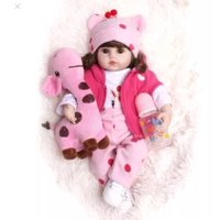 D&M - Muñeca Bebé Resborn Realista De Silicona