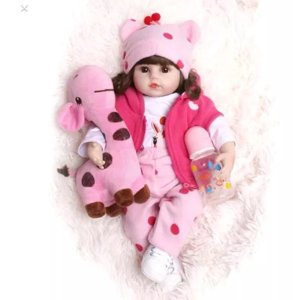 D&M - Muñeca Bebé Resborn Realista De Silicona