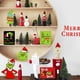 thumbnail image 2 of Juego de bandejas navideñas escalonadas para decorar: 6 letreros navideños de madera para centros de mesa, para decoración rústica de Navidad, para el hogar o la casa de campo., 2 of 7