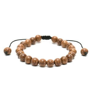 Millam - Pulsera Unisex Ajustable Con Esferas De Madera