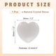 thumbnail image 2 of Uxcell Piedra de Cristal Natural en Forma de Corazón, Gema de Amor Pulida Mini de 1.2 Pulgadas, Piedra de Cristal para el Bolsillo, Piedras de Preocupación Grabadas para Regalos de Mujeres, Ágata Gris, 2 of 6