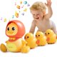 thumbnail image 1 of Juego de juguetes para gatear para bebés JUYEE, patos magnéticos que se balancean con música, 1 of 6