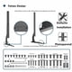 thumbnail image 3 of Soporte para TV de 37 a 65 pulgadas Soporte para TV Soporte universal de altura ajustable DE, 3 of 5