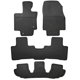 thumbnail image 1 of Alfombrillas de piso para auto Lwope Toyota Highlander 7 plazas negro, 1 of 6
