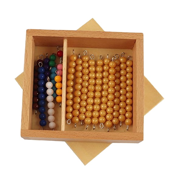 Materiales De Cuentas De Matemáticas Montessori Juguete De Apilamiento Para Clasificar Cuentas Para Niños De 3 A 6 Años