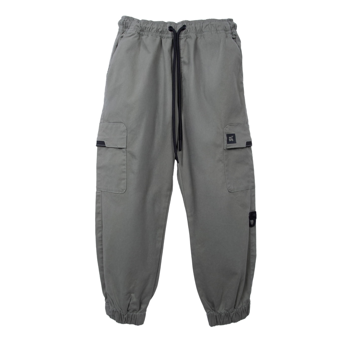 Pantalón Niño Jogger Cargo Forrado y Elasticado Verde