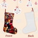 thumbnail image 3 of Deadpool Tema: Calcetines de Navidad, fino lino blanco para colgar en escaleras y chimenea, decoración navideña para el hogar, regalo de Navidad. 45cm × 32cm, 3 of 5