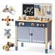 thumbnail image 1 of Banco de herramientas ROBOTIME Kids de madera con juego de herramientas y almacenamiento para niños, más de 3, 1 of 3
