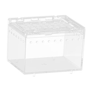 Ioensy - Jaula De Acrílico Para Cría De Reptiles, Hábitat Para Tortugas Y Geckos, 7 X 8 X 10 Cm.